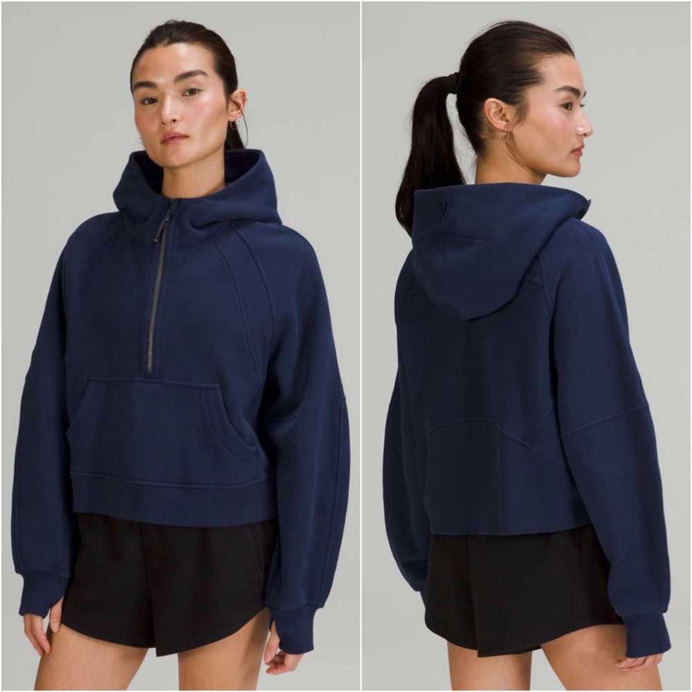 Lululemon Scuba Oversized OS 1/2 Half Zip Hoodie